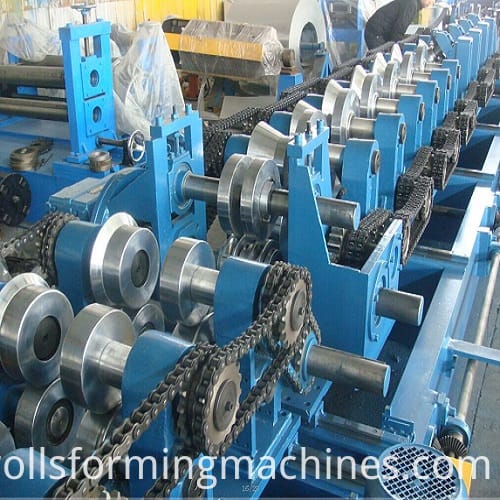 Pre-Cutting building steel frame steel purline machine CZ purlin roll forming machine 