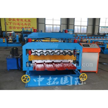 Color Steel Glazed Trapezoidal Sheet Roof Tile Machine